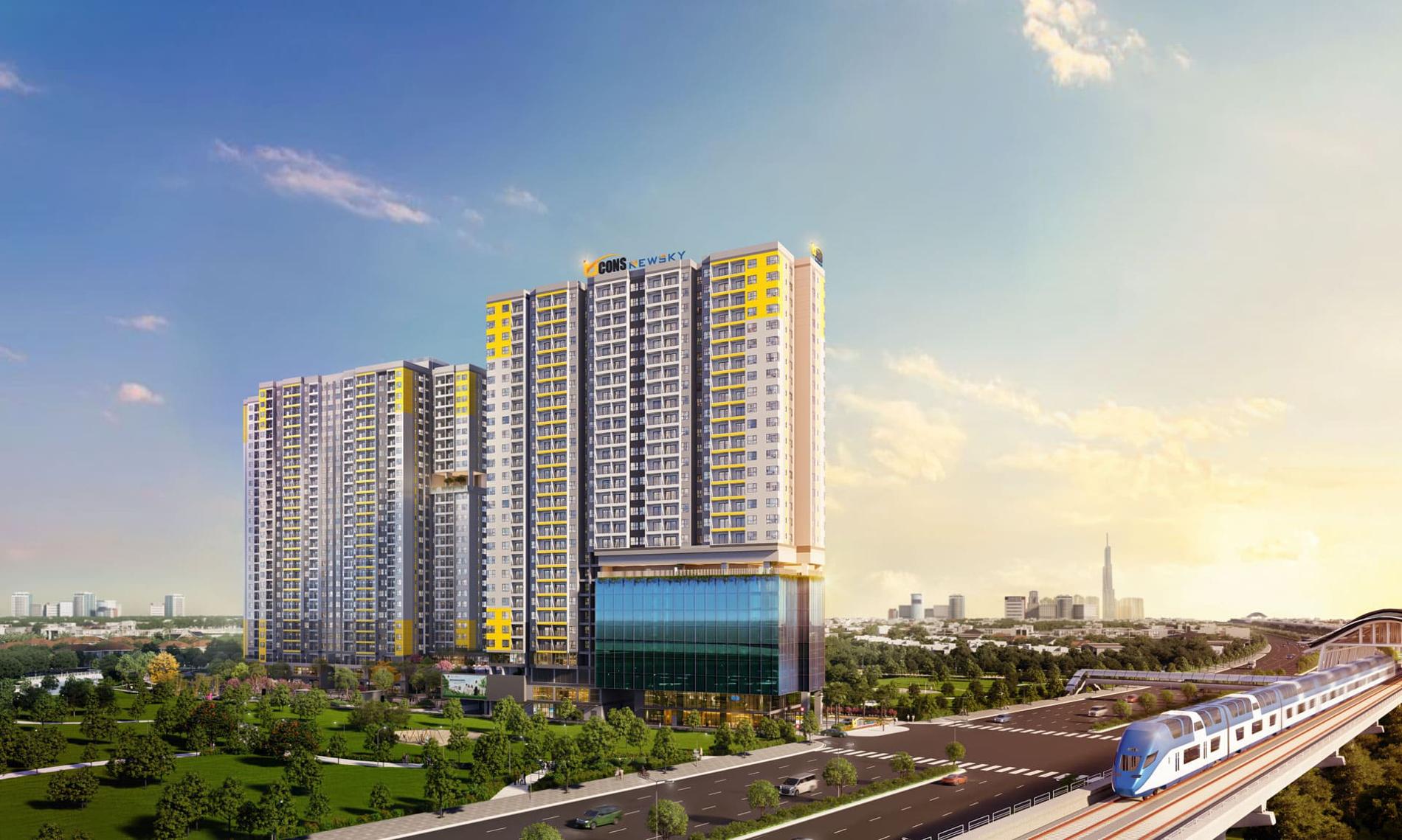 Phối cảnh Bcons Newsky